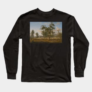 patterdale landscape with cattle 1833 - John Glover Long Sleeve T-Shirt